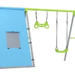 Columpio tobogán infantil - AIYAPLAY 344-089V00GN, a partir de 3 año(s), Verde