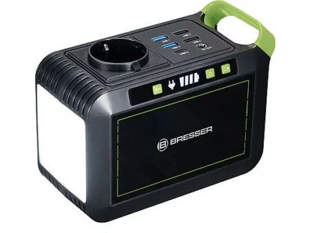 Generador de energía - BRESSER PBK W, 88 WH, Negro