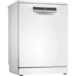 Lavavajillas - Bosch SMS4EMW06E, 14 servicios, 6 programas, 60 cm, Home Connect, RackMatic, Blanco
