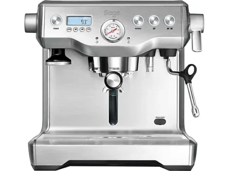 REACONDICIONADO Seminuevo Muy bueno Cafetera express - Sage Dual Boiler SES920BSS4EEU1, 15 bar, 2200 W, 2 Tazas, Pantalla LCD y botones, Acero Inox