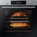 Horno - Samsung NV7B4450VASU1, Multifunción, Pirolítico, 76 l, 59.5 cm, Dual Cook, WiFi, Inox