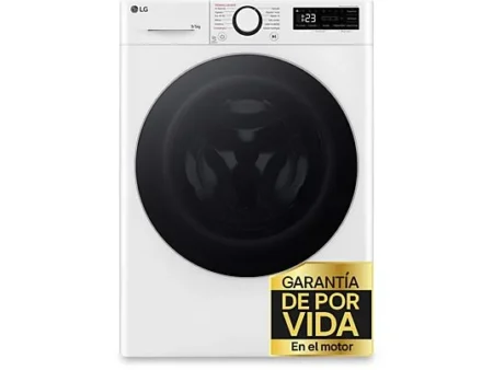 Lavadora secadora - LG F2DR5S09A1W, 9 kg+5 kg, 1200 rpm, 12 programas, Blanco