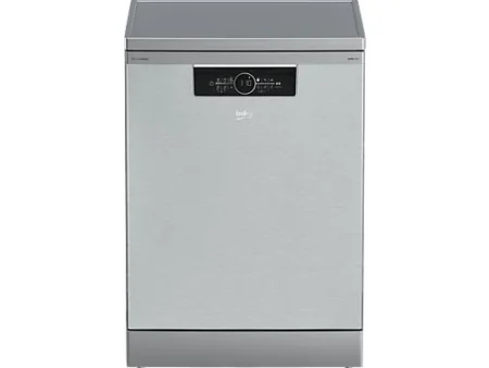 Lavavajillas - Beko BDFN36650XC, 16 Servicios, 11 Programas, Ancho 59.8 cm, Inox