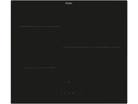 Placa inducción - Haier HAI633CDE1 ID Series 2, 3 zonas, Zona grande 29 cm, 9 niveles de potencia, Negro