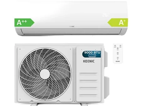 REACONDICIONADO Seminuevo Muy bueno Aire acondicionado Split 1 x 1 - KOENIC EU01_109931, 2250 fgh, Inverter, Temporizador, Función ECO, Blanco