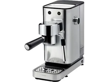 Cafetera express - WMF Lumero, 15 bar, 1350 W, 1.4 l, 2 Tazas, 2 Botones, Acero inoxidable