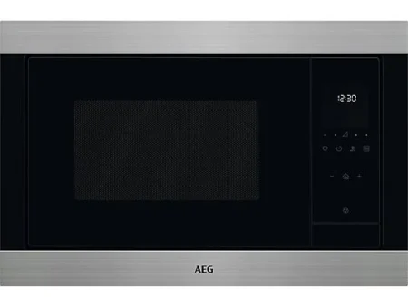 Microondas con grill - AEG TMS5G25IEM, 900 W, 8 niveles, Función Descongelación, 25 l, NegroInox