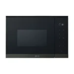 Microondas con grill integrable - LG MG7Z2593B, 900 W, 8 niveles, 25 l, Cristal negro