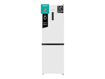 Frigorífico combi - Hisense RB390N4DWD, No Frost, 186 cm, 304 l, Multi Air Flow, Blanco