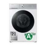 Lavadora carga frontal - Samsung WW11DB8B95GHU3, 11 kg, 1400 rpm, Autodosificación, QuickDrive™, AI EcoBubble™, Blanco