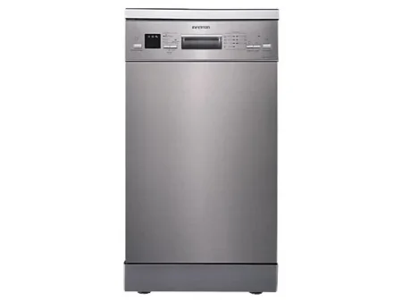 Lavavajillas compacto - Infiniton DIW-4513XD3, 10 Servicios, 7 Programas, 44.8 cm Ancho, Auto-Open, Inox