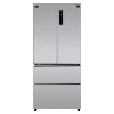 Frigorífico americano - Infiniton FRD-580Q90XEN, No Frost, 190 cm, 458l, Inverter, Iluminación LED, Inox