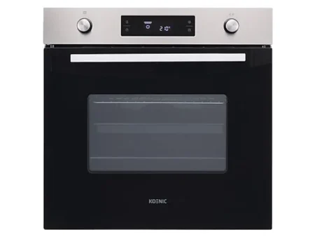 Horno - KOENIC KBO 331 M A, Multifunción, Esmalte fácil de limpiar, 70 l, 62 cm, Negro y acero inoxidable