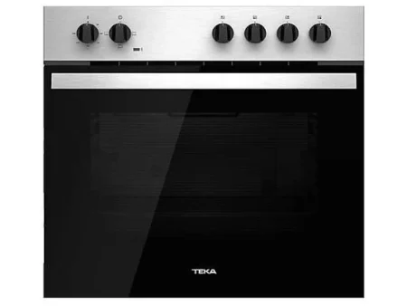 Horno - Teka HBE 435 ME, Convencional, 72 l, 60 cm, Puerta dos cristales, Inox y negro