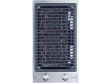 Placa modular - Miele CS1312BG Grill, 2 zonas, Grill Barbacoa Eléctrico, 28.8 cm, Inox