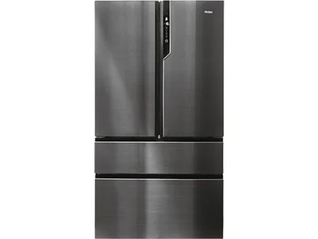 Frigorífico americano - Haier FD 100 Series 7 HB26FSNAAA, No frost, 190 cm, 750 l, Motor Inverter, Antibacterias, Negro