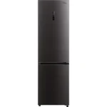 Frigorífico combi - MIDEA MDRB521MGA28O, No Frost, No frost, Altura 201 cm, Capacidad 378 l, Negro