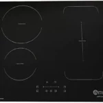 Placa de Inducción - AMSTA AMTI641F, 4 zonas, 59 cm, Negro