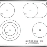 Placa de vitrocerámica - KAISER 46127352, 4 zonas, 59 cm, Blanco