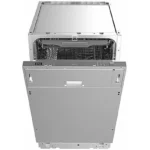 Lavavajillas integrable 45 cm - CECOTEC Bolero Aguazero 4101, 11 servicios, 6 programas, 450 mm, Multicolor