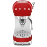 Cafetera express - SMEG ECF02RDEU, 15 bar, 1350 W, 2 tazas, Rojo