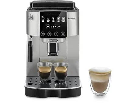 Cafetera express - DE LONGHI ECAM220.30.SB, 15,0 bar, 1450 W, 2 tazas, Inox + Preto