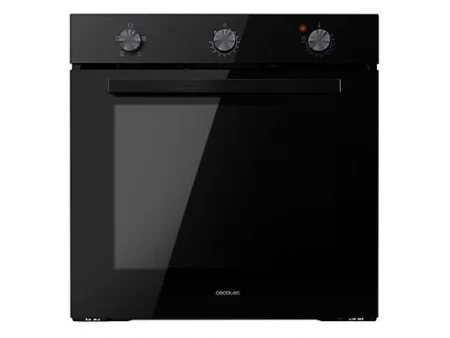 Horno multifunción - CECOTEC Bolero Hexa C136000 Glass Black Time A, Montaje en Pared, 77 l, 58 cm, Multicolor