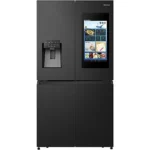 Frigorífico americano - HISENSE RQ760N4IFE, No Frost, No Frost, Altura 1785 mm, Capacidad 577 l, Black