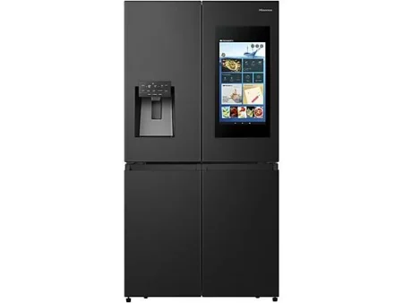 Frigorífico americano - HISENSE RQ760N4IFE, No Frost, No Frost, Altura 1785 mm, Capacidad 577 l, Black