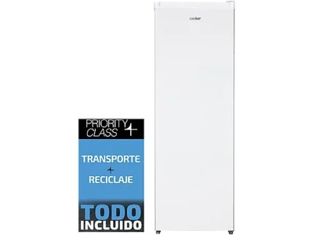 Congelador vertical - SAUBER SERIE 3-CV17024WH, 242 l, 170 cm, Blanco