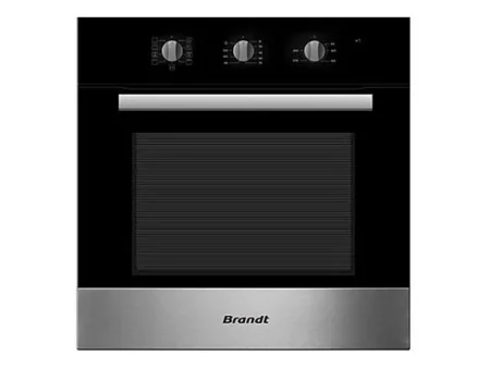 Horno multifunción - BRANDT BOE5302XE, No, 65 l, 59,5 cm, Negro