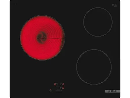 Placa de vitrocerámica - BOSCH PKM61RAA8E, 3 zonas, No, 592 mm, Inox