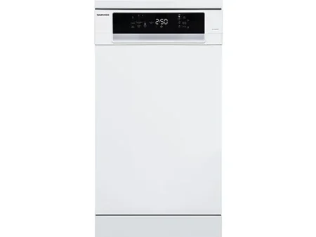 Lavavajillas libre instalación 45 cm - DAEWOO DA1D5SW0ES, 10 servicios, 5 programas, 450 mm, Blanco