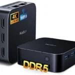 Mini PC - HUIDUN H20-N95, Intel Alder Lake N95(Hasta 3.4GHz), 16 GB RAM, 512 GB SSD, UHD Graphics, Windows 11 Pro, Negro