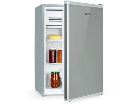 Nevera pequeña - KLARSTEIN Delaware, Altura 45 cm, Plata Metálica