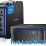 Mini PC - BLACKVIEW MP60-N150, Intel Twin Lake N150(Hasta 3.6GHz), 16 GB RAM, 512 GB SSD, UHD Graphics, Windows 11 Pro, Negro