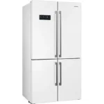 Frigorífico americano - SMEG FQ60BDE, No Frost, Dinámico (con ventilador), Altura 1820 mm, Capacidad 572 l, Blanco