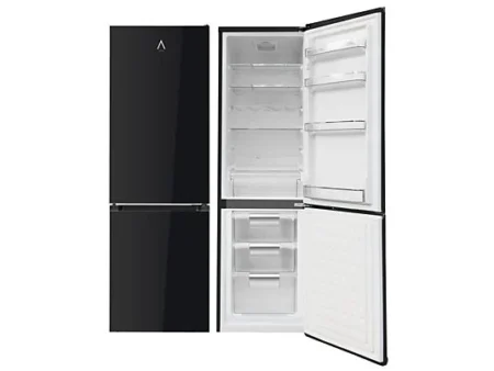 Frigorífico combi - ALPHA Pegasus Elite Pro-55, Altura 182 cm, Capacidad 250 l, Negro