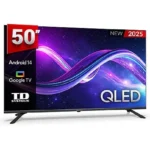 TV QLED 50 - TD SYSTEMS M50K21GLQ Hey Google, UHD 4K, Arm Cortex A55x4, Smart TV, DVB-T2 (H.265), Negro