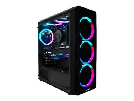 PC Gaming - GREED MK2 AMD  Gaming Ordenador  Computer, AMD Ryzen 7 5700X, 32 GB RAM, 1000 GB SSD, GeForce RTX™ 5060, Windows 11 Pro, Negro