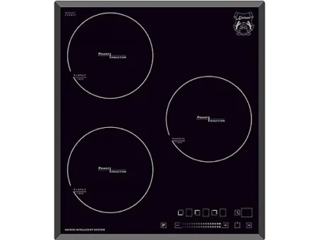 Placa de vitrocerámica - KAISER KCT 4746 FI, 3 zonas, 45 cm, Negro