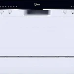 Lavavajillas compacto - MIDEA MTD55S101W-ES, 6 servicios, 7 programas, 550 mm, Blanco