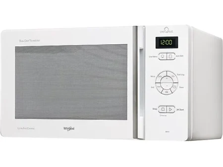 Microondas libre instalación con grill - WHIRLPOOL MCP 346 WH, 1 kW, 6 potencia, 25 l, Blanco