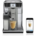 Cafetera express - DE LONGHI ECAM 650.55, 15 bar, 1450 W, 500 ml, 14,0 tazas, Inox