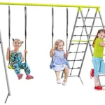 Columpio tobogán infantil - OUTSUNNY 344-078V00GN, a partir de 3 año(s), Multicolor