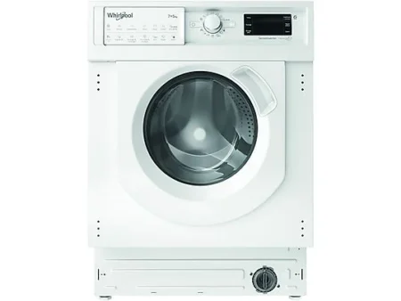 Lavadora secadora integrable - Whirlpool BI WDWG 751482 EU N, 7 kg5kg, 1400 rpm, 6th Sense, Sin panelar