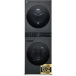 Lavadora secadora - LG WT1210BBF, 1210 kg, WashTower™, TurboWash™, Inox grafito