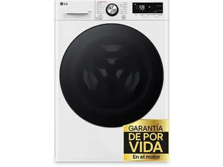 Lavadora carga frontal - LG F4WR7010AGW, Serie 700, 10 kg, 1400 rpm, 14 Programas, AI Direct Drive ™, Steam™, Blanco