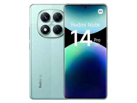 Móvil - Xiaomi Redmi Note 14 Pro 5G, Verde coral, 256 GB, 8 GB RAM, 6.67 AMOLED 1.5K, MediaTek Dimensity 7300-Ultra, 5110 mAh