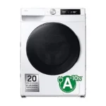 Lavadora secadora - Samsung WD90DG6B85BEU3, 9 kg, 6 kg, Autodosificación, AI Wash, AI EcoBubble™, Blanco